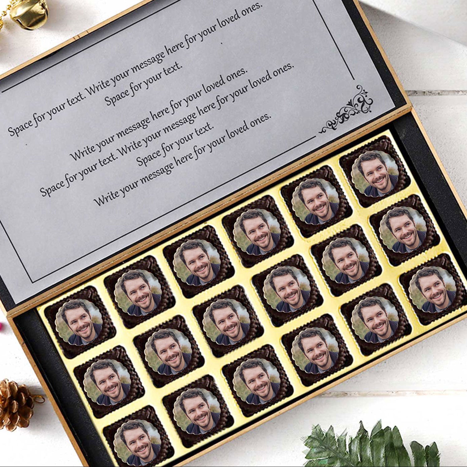 Buy Personalised Printed Chocolate for your boyfriend