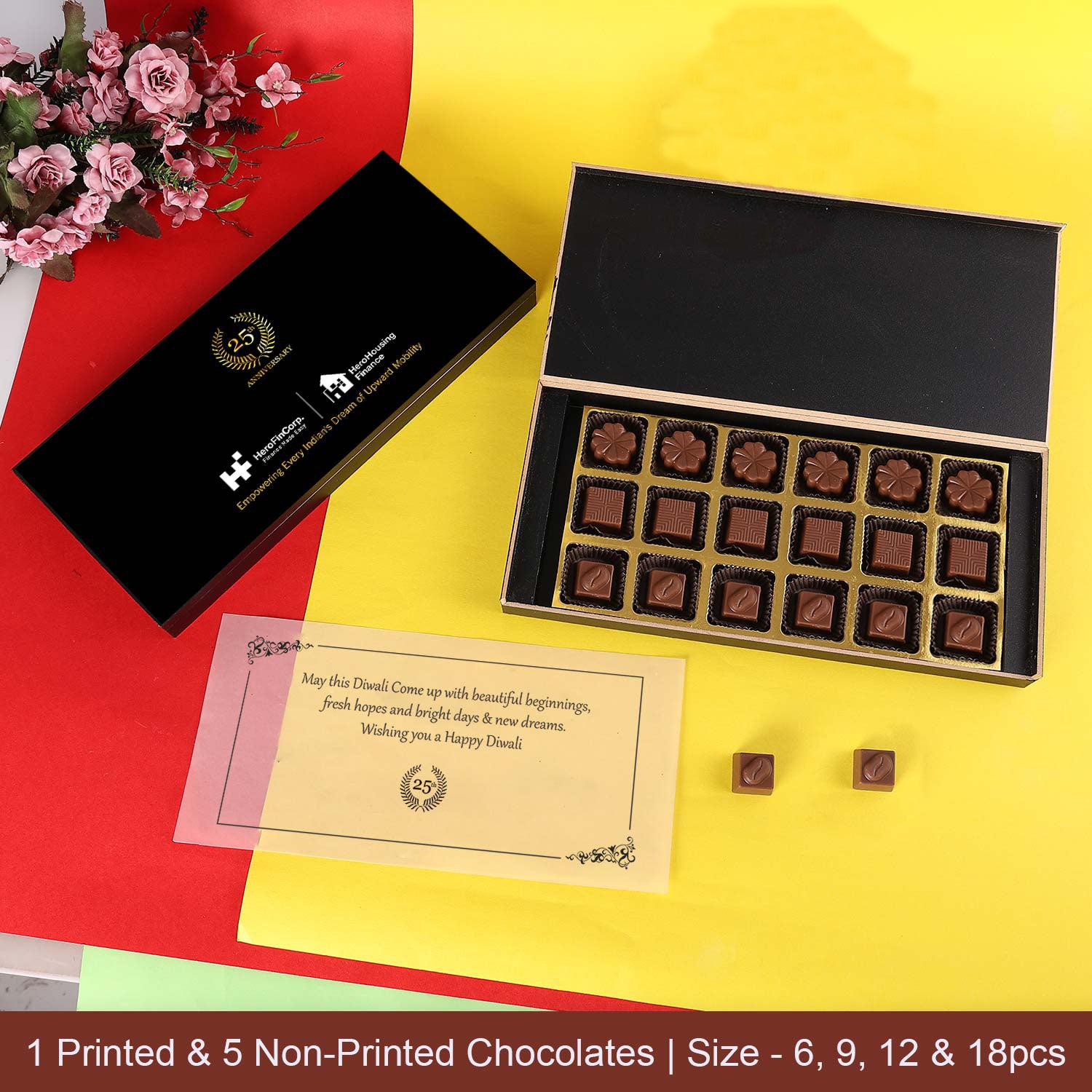 Luxury Corporate Chocolate Gifts with Customised Box