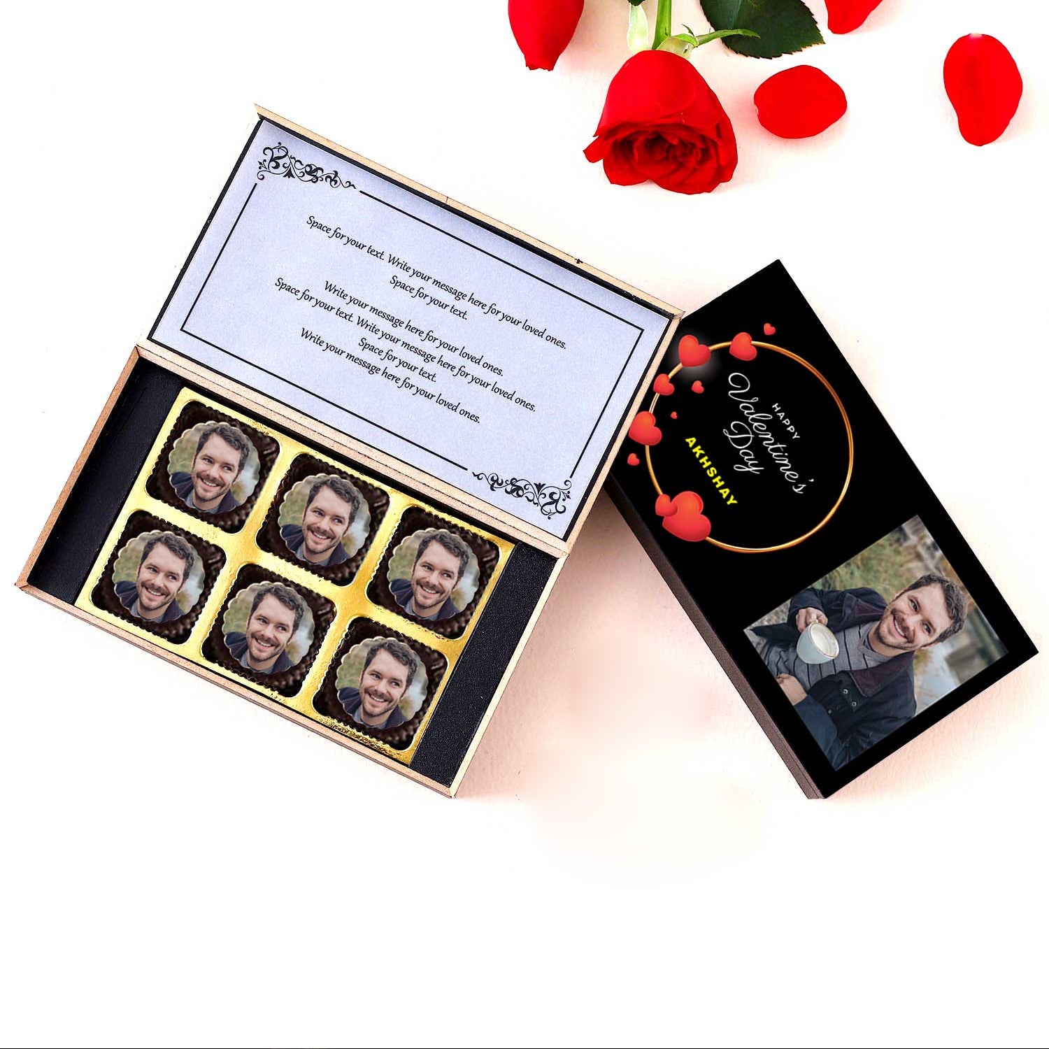 Buy Personalised Printed Chocolate for your boyfriend