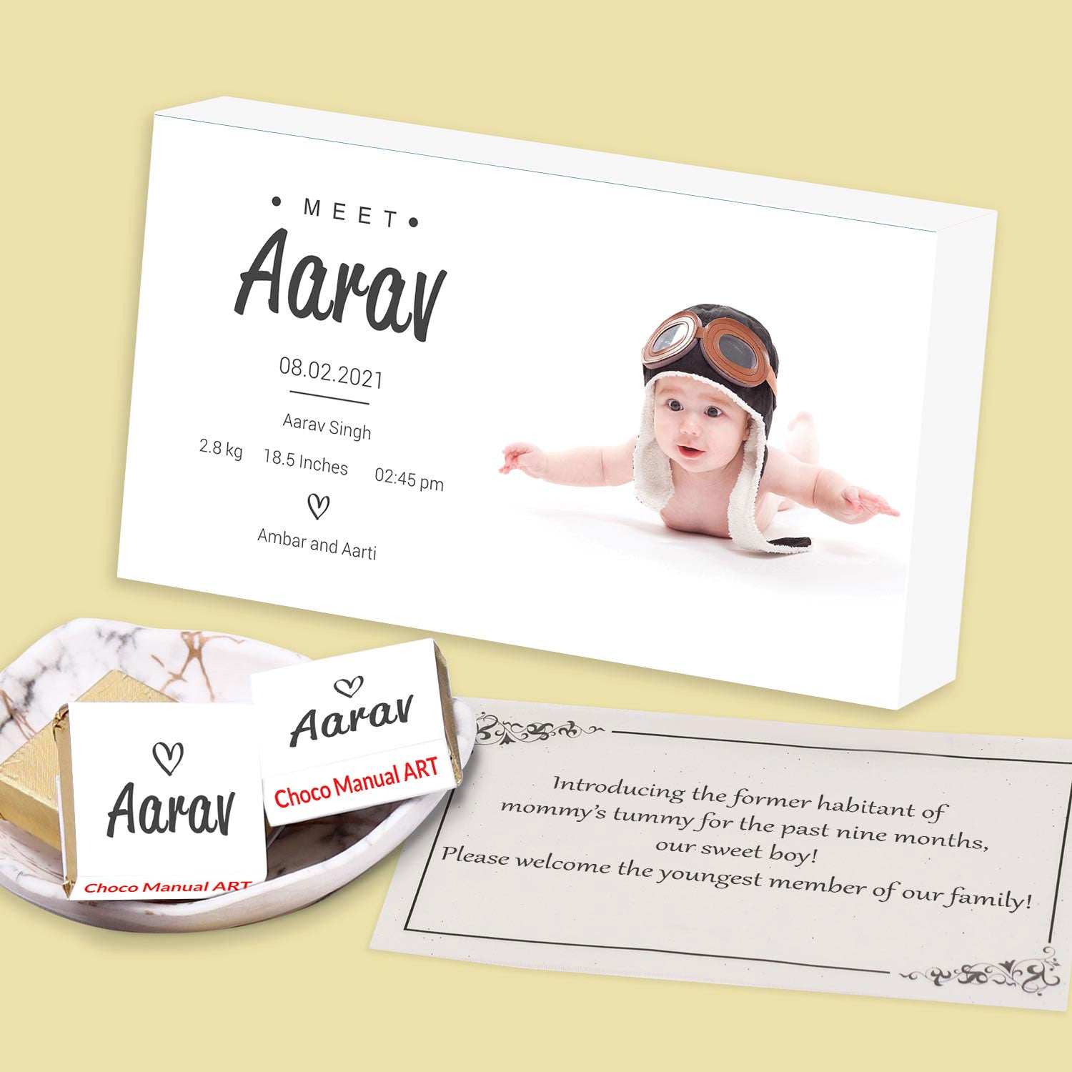 Best baby announcement chocolate gift online