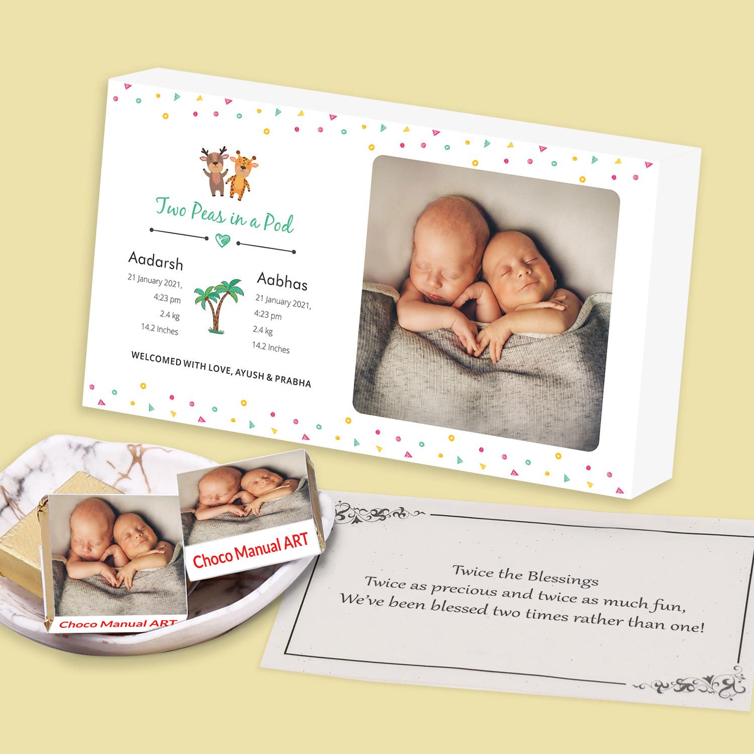 Best baby announcement chocolate gift online