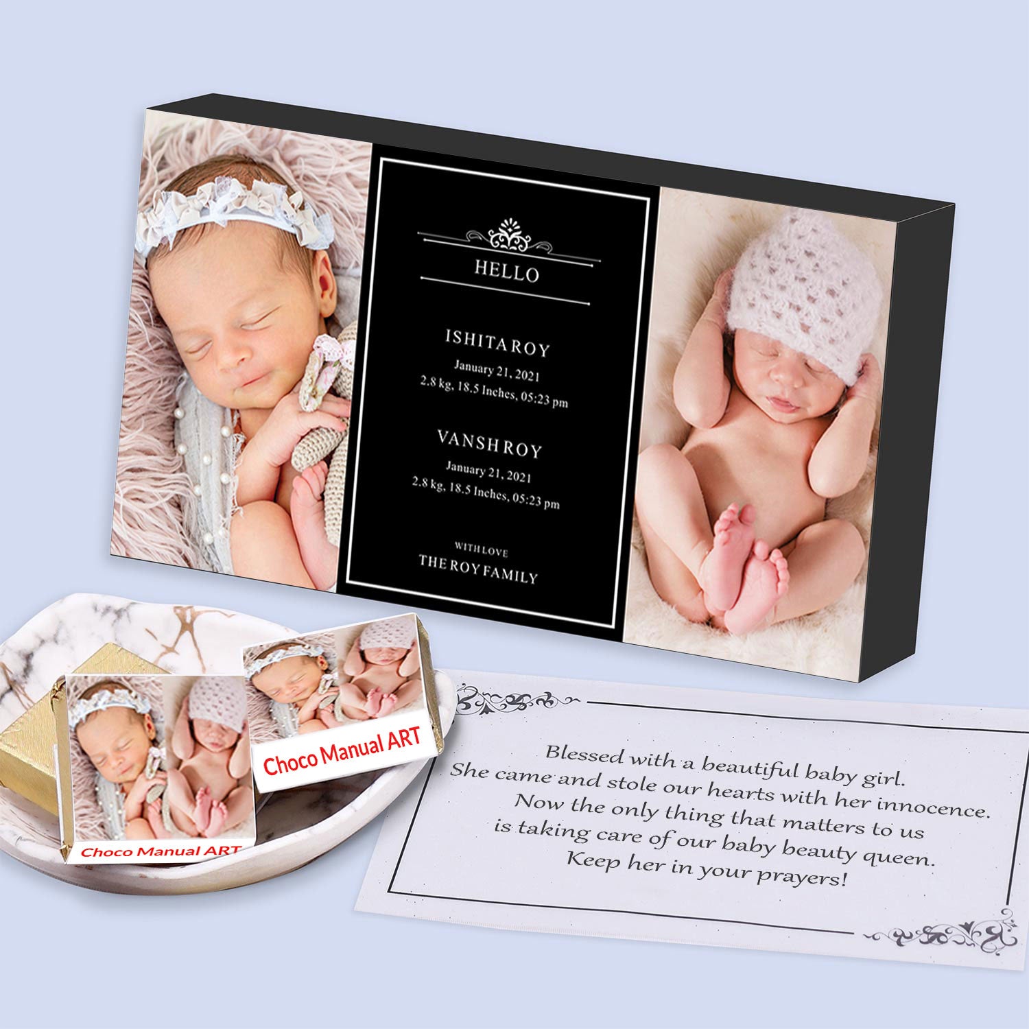 Baby announcement chocolate gift online amazon
