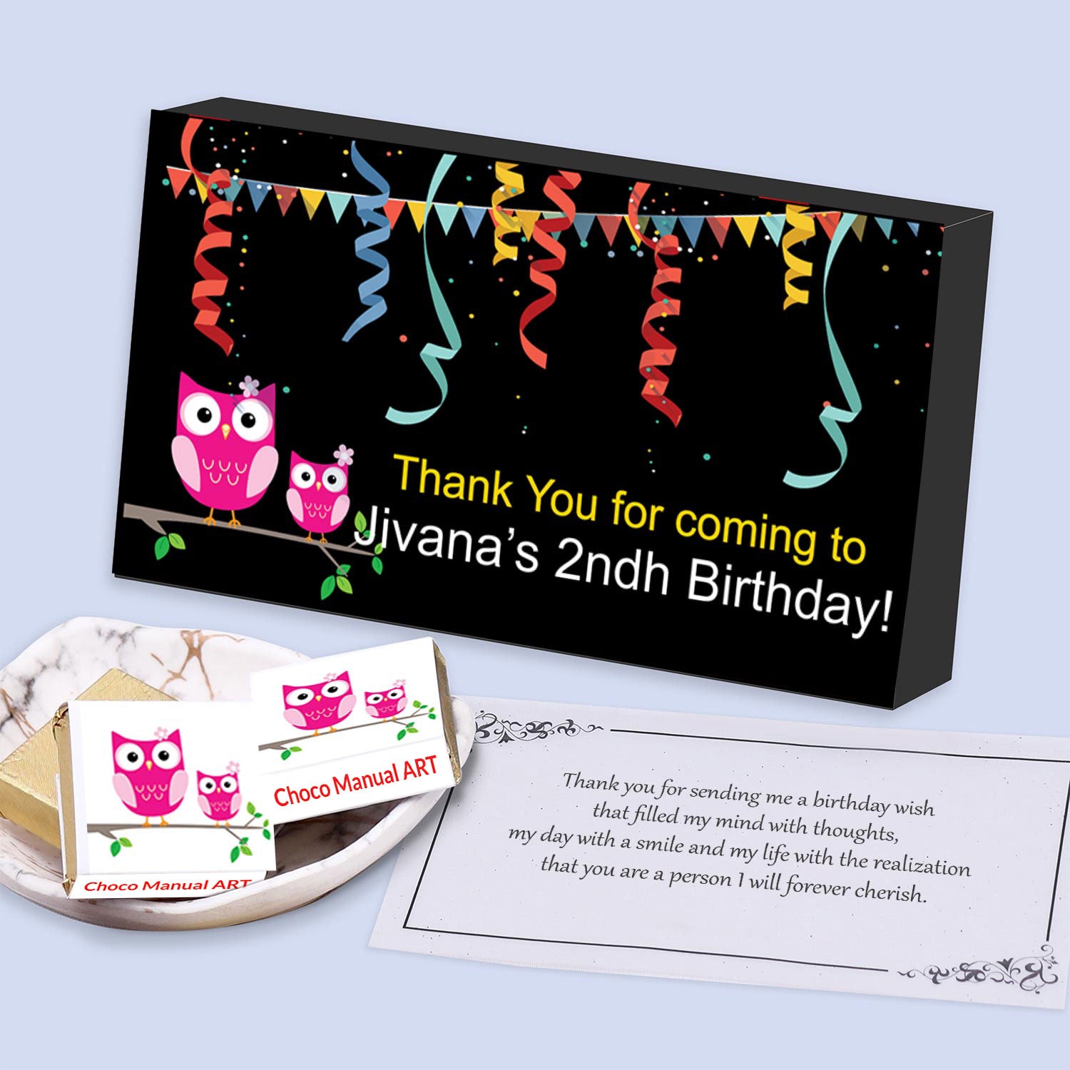 Birthday invitation chocolate gift online india