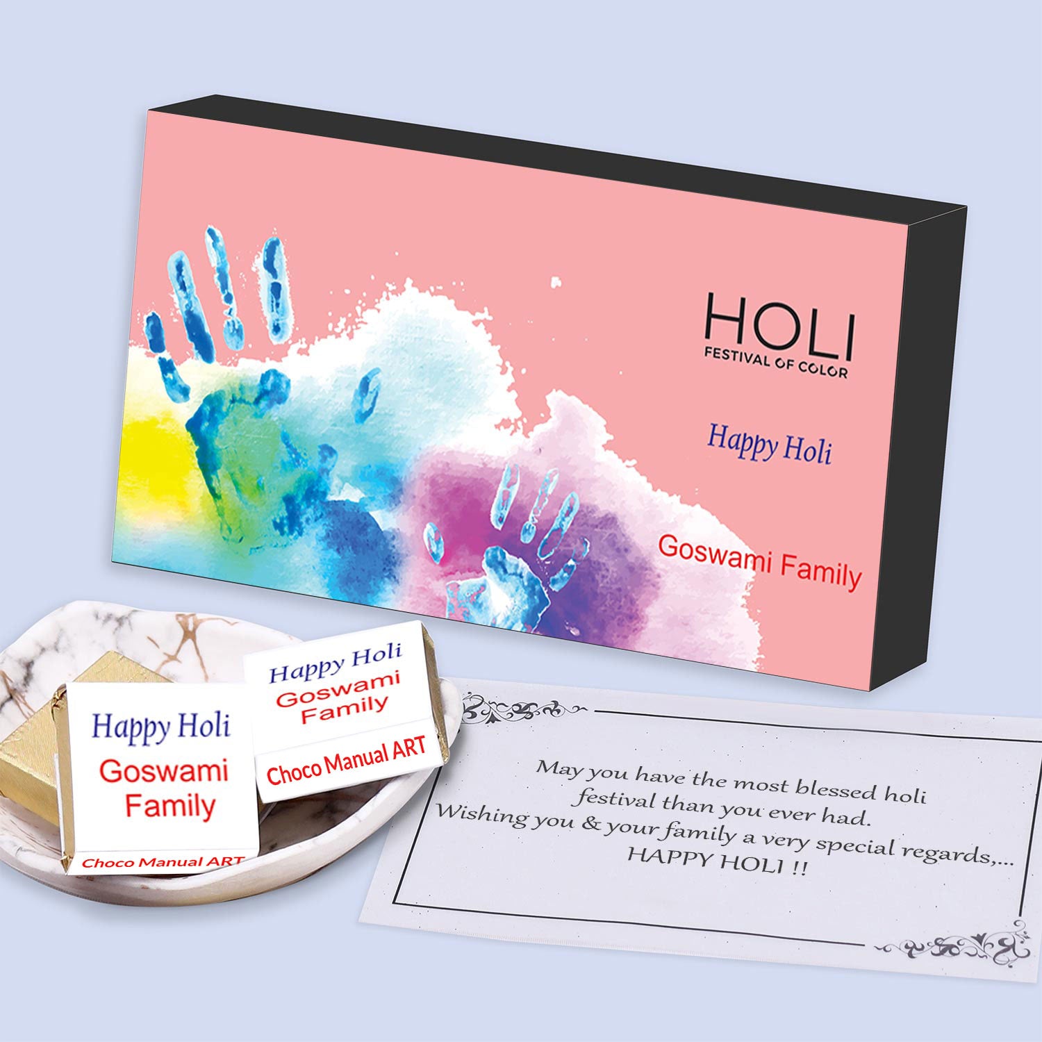 Chocolate holi gift hamper online