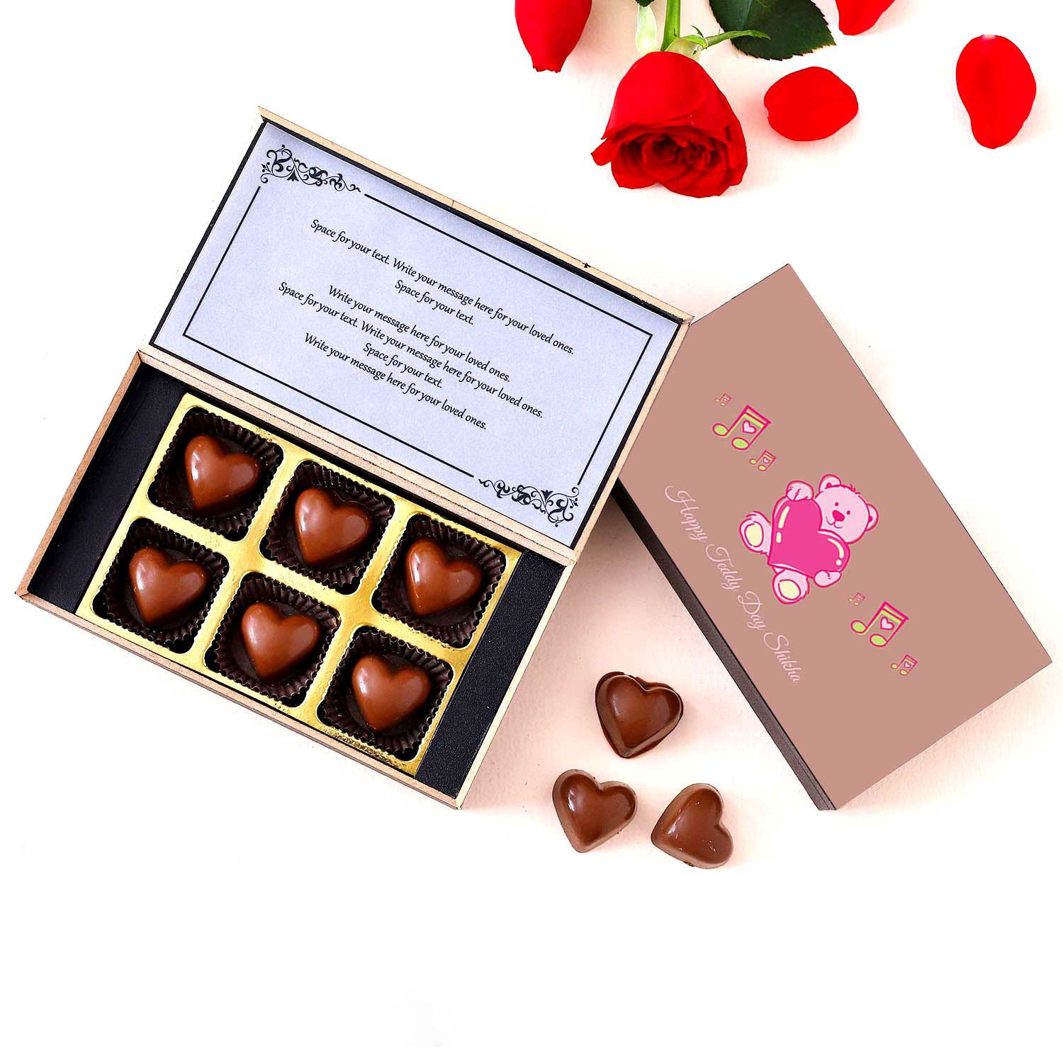 Luxury Unique Teddy Day Chocolate gift