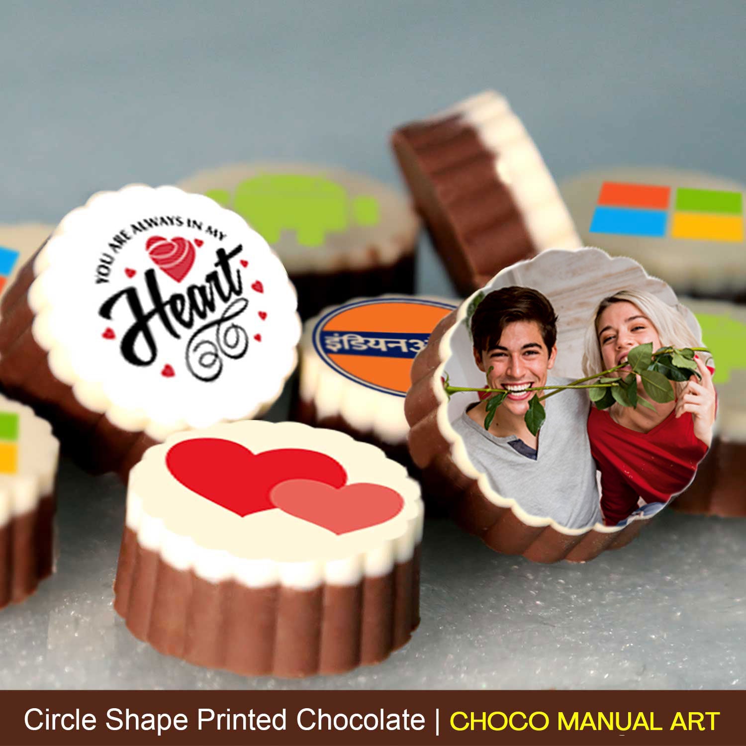 Best Valentine's day Printed Chocolate Gift for Couple