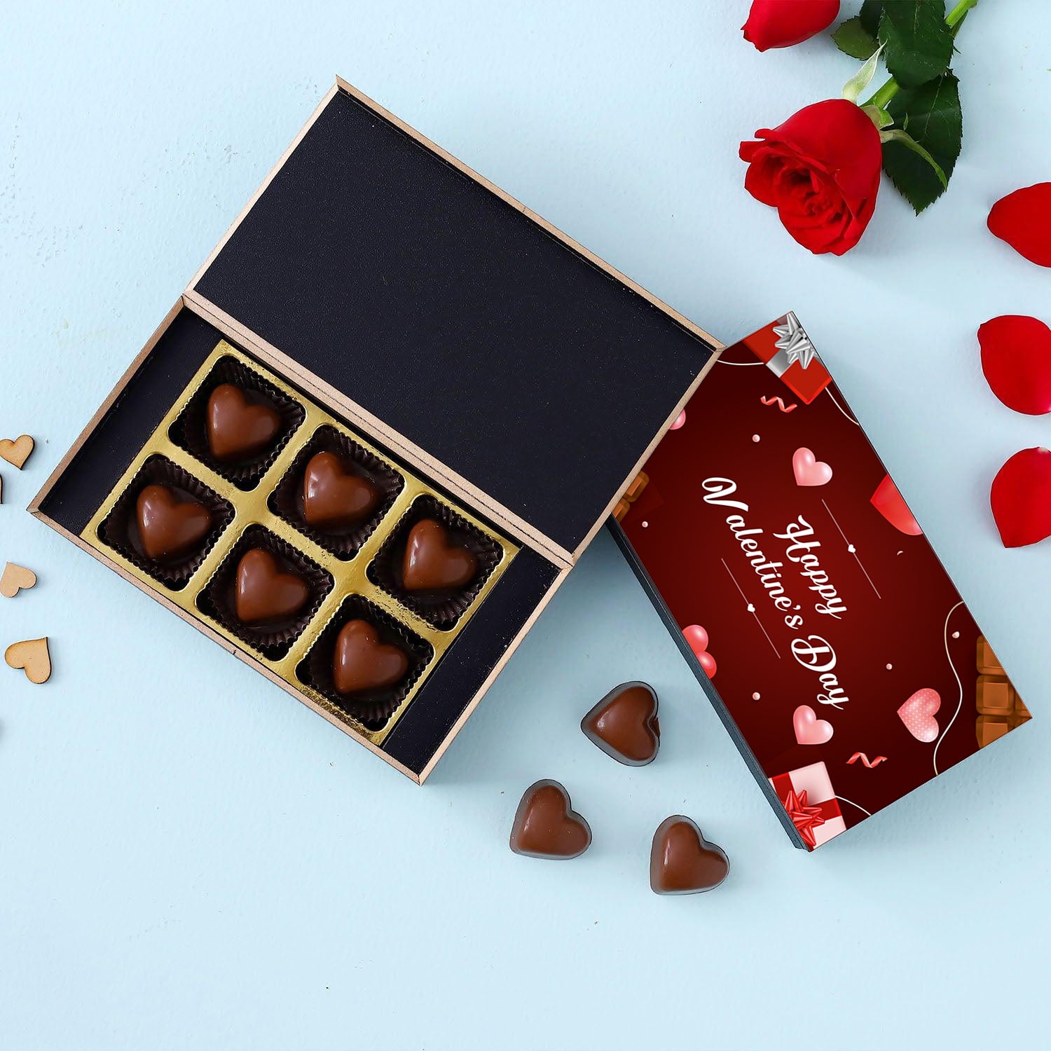 Personalized Valentine's day Chocolate Gift Box