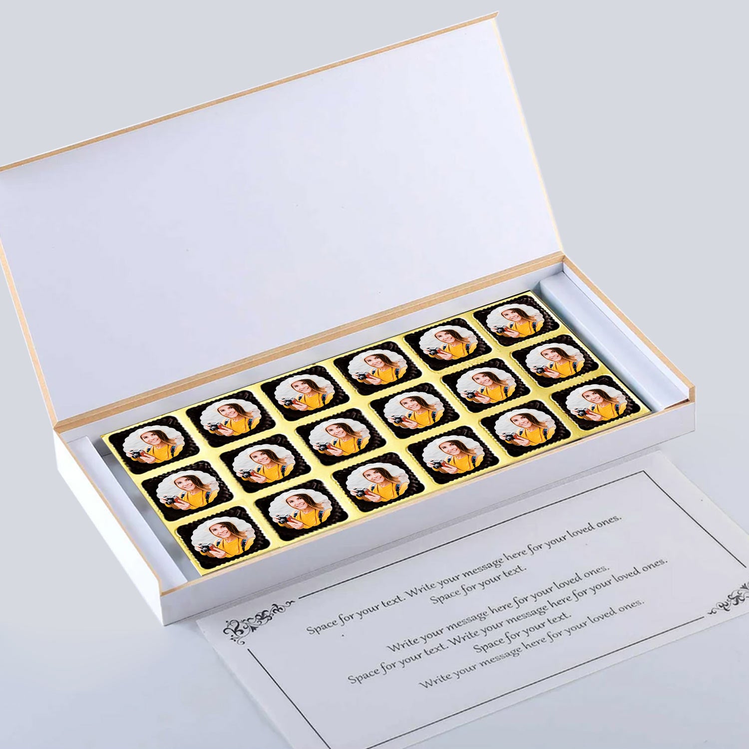 Customized Chocolates with Photo Printed on Chocolate