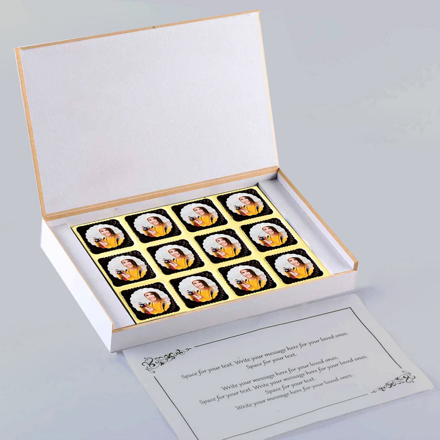 Customized Chocolates with Photo Printed on Chocolate