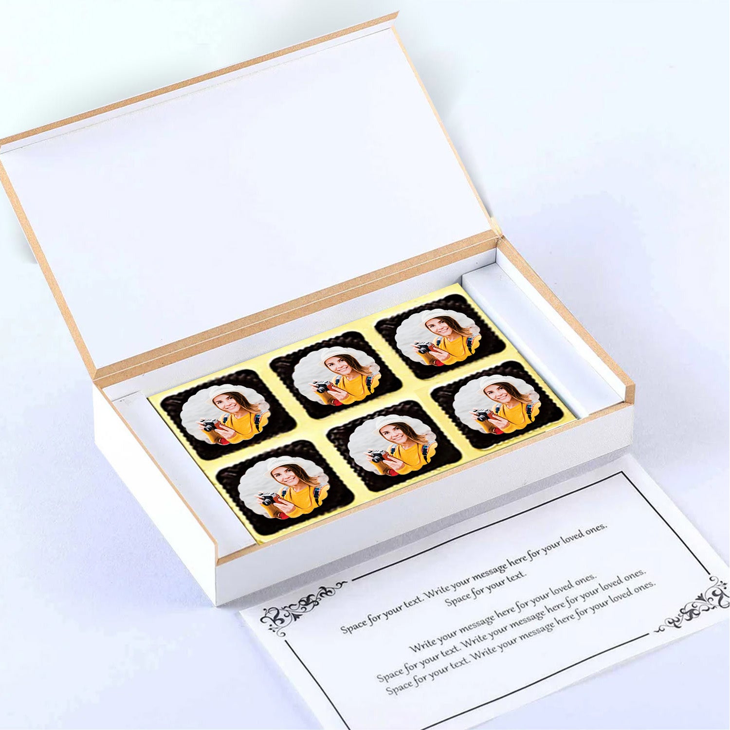 Customized Chocolates with Photo Printed on Chocolate