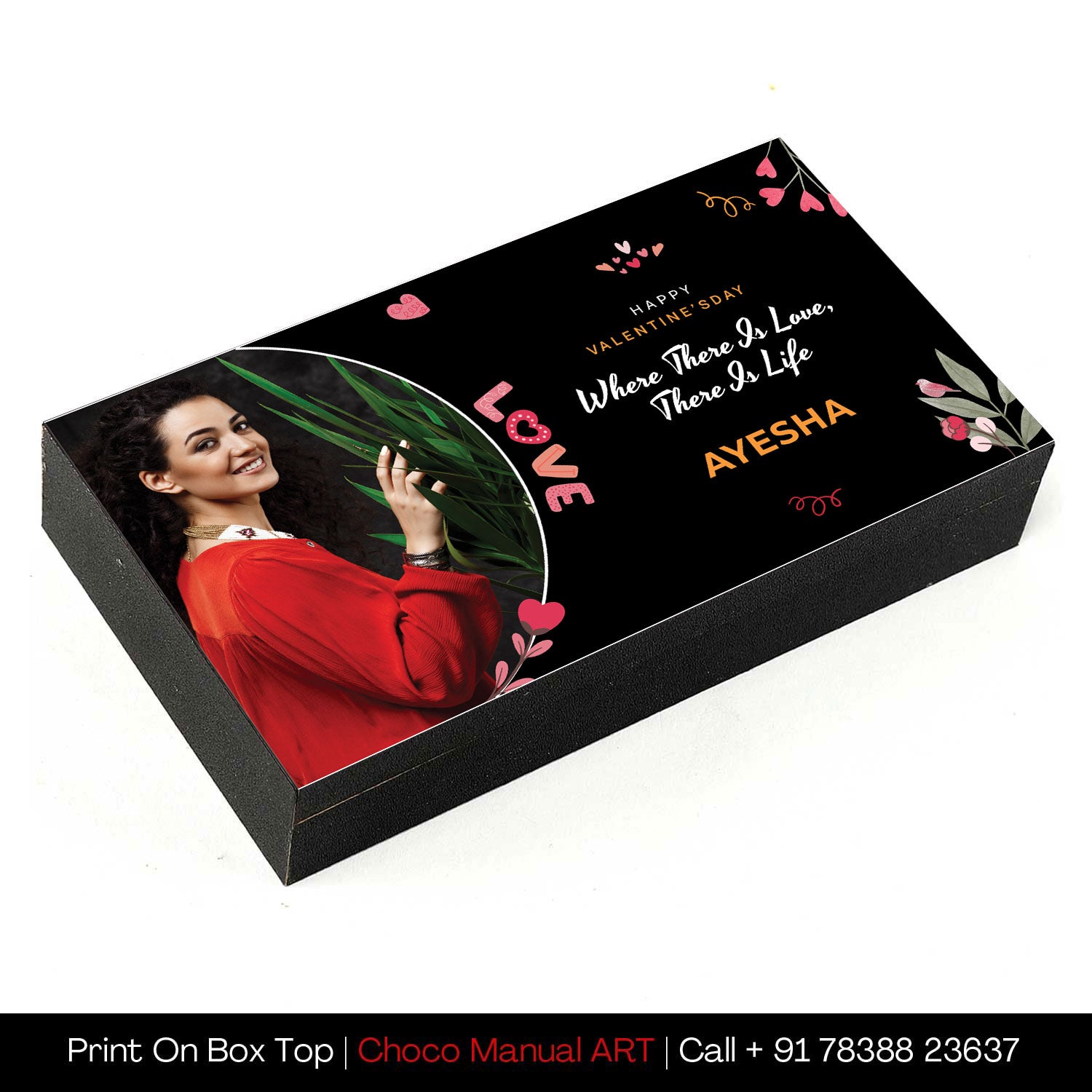 Love theme Valentine day Printed Chocolates