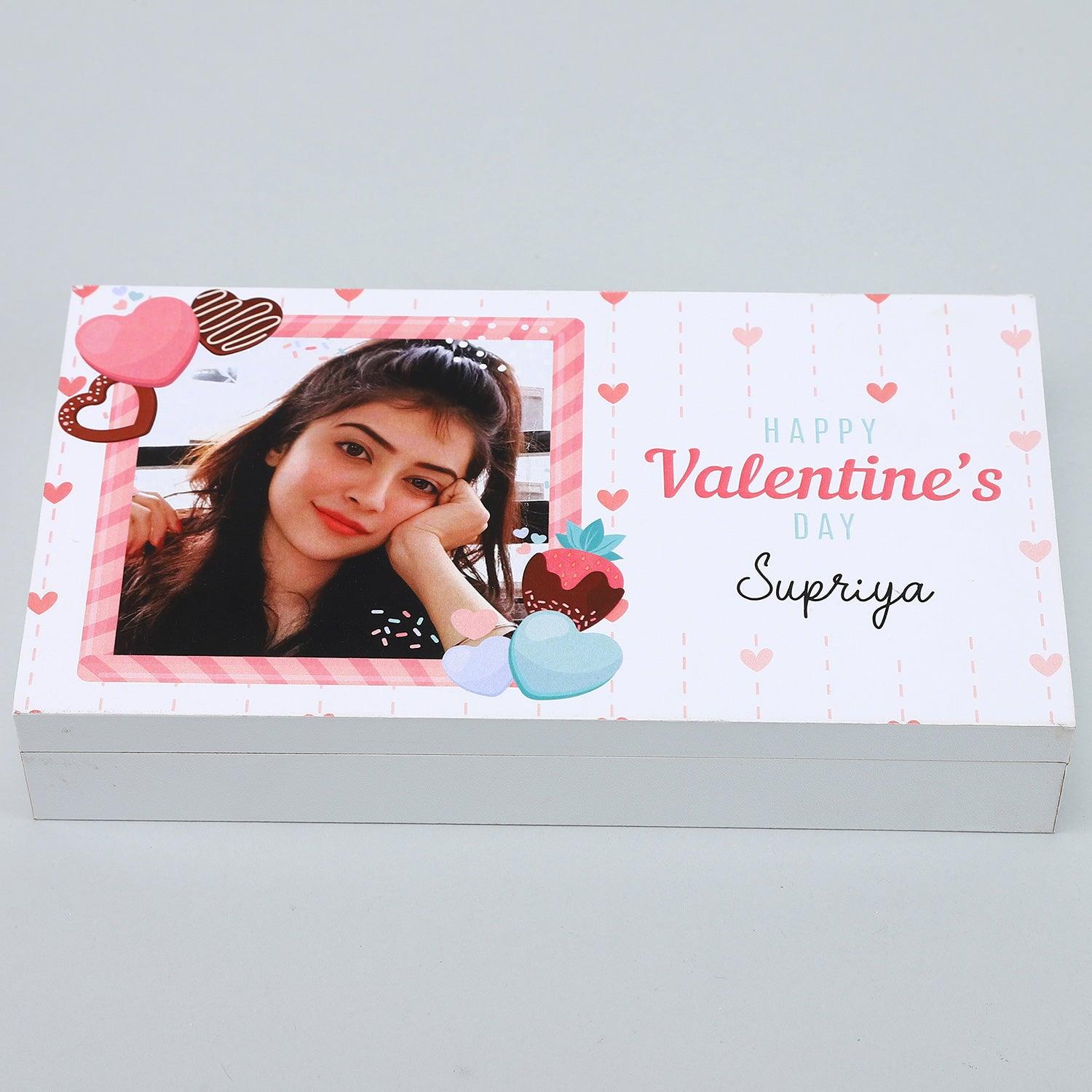 Valentine Love Special Greetings Personalised Chocolate Box - Choco Manual ART