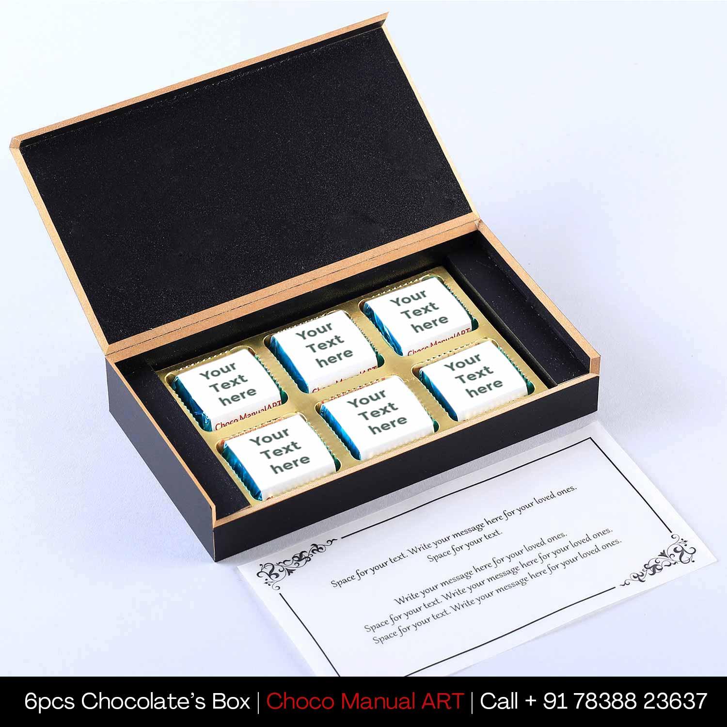 Buy Personalised gifts I Order online for Customised chocolate gift box for Birthday