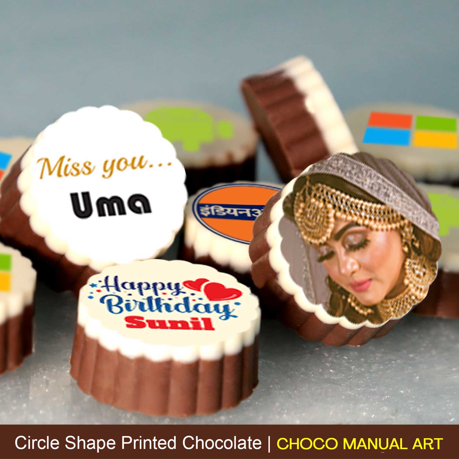 I Miss You Customised Chocolate Gifts Online In India