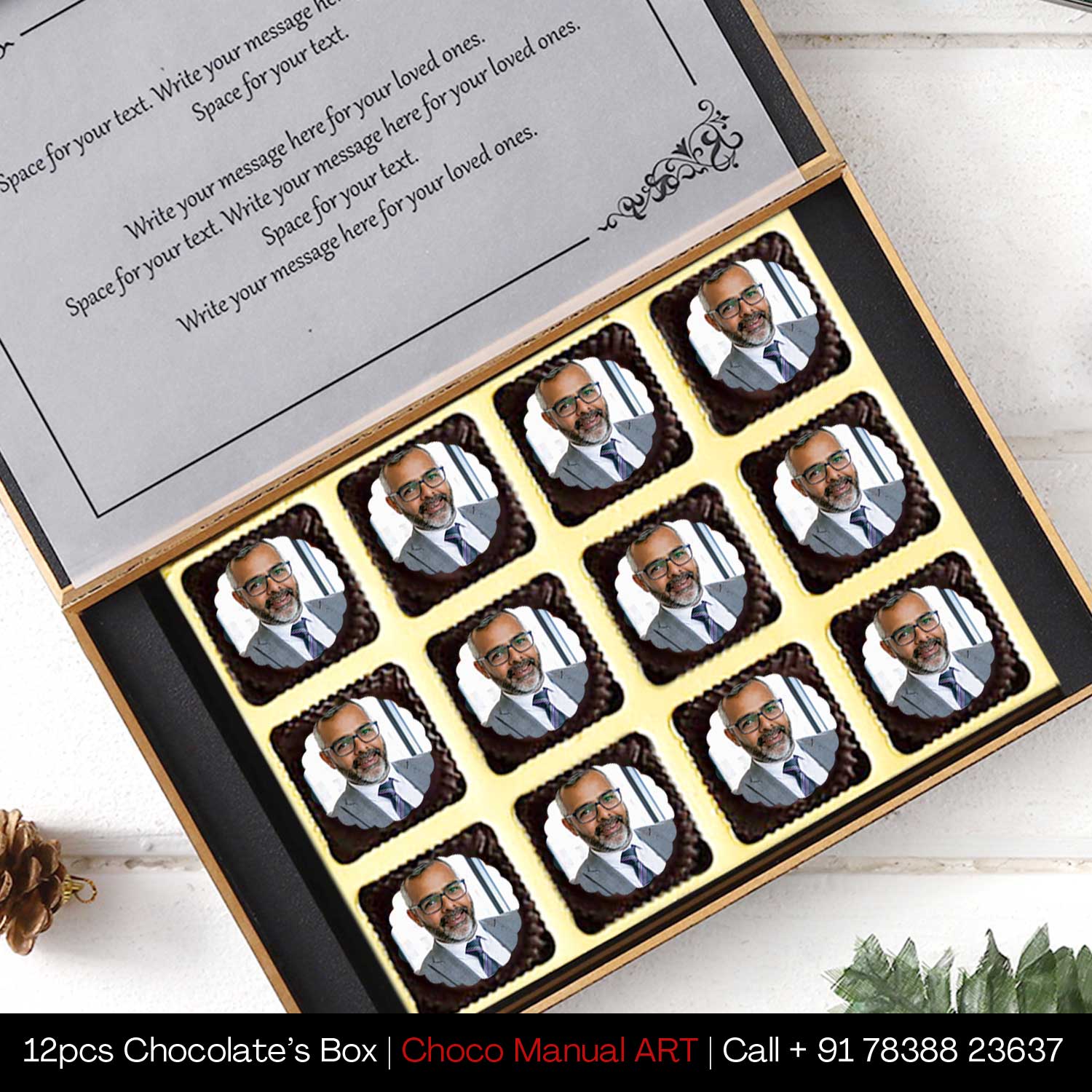 Buy Personalised Chocolate Box Online for Say Thank You