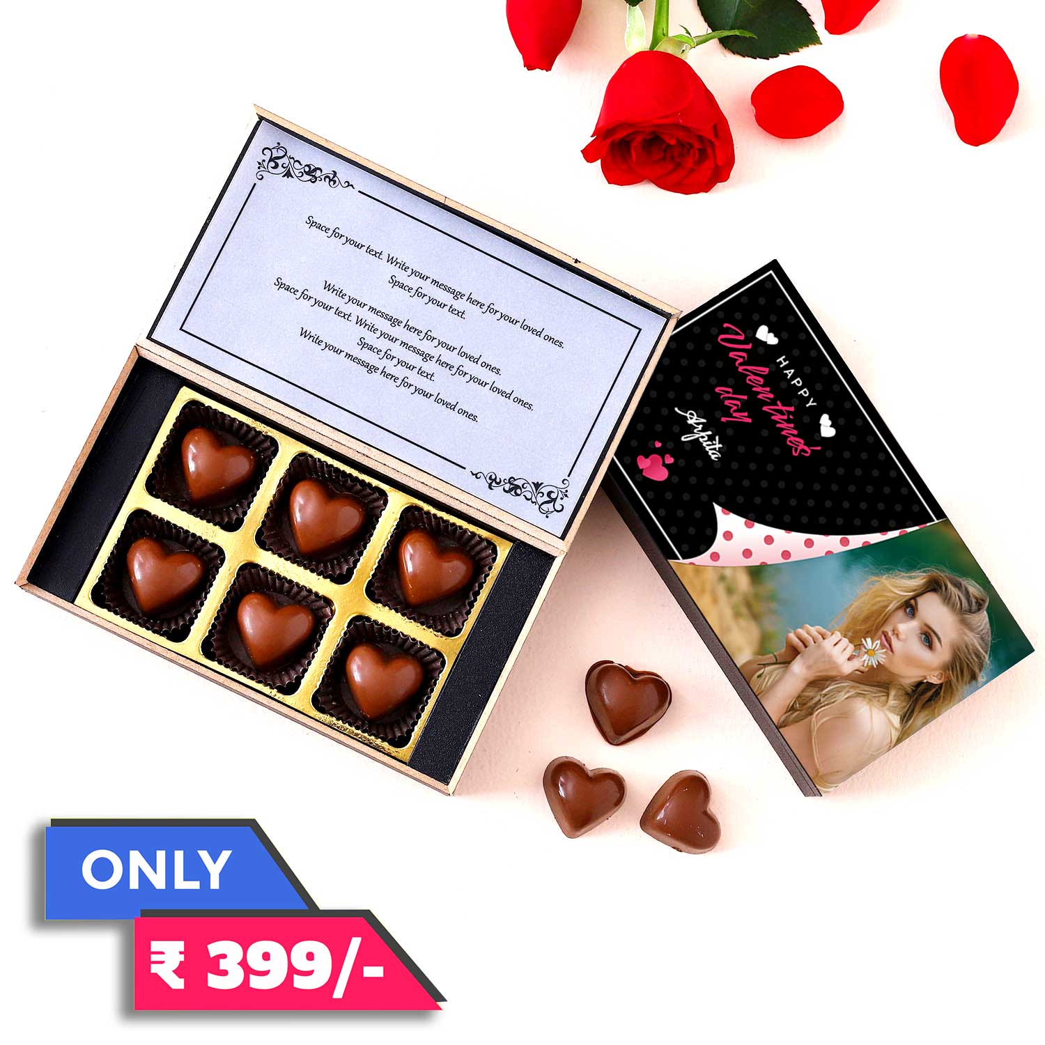 Valentine's Day Special Personalised Chocolate Gift Box